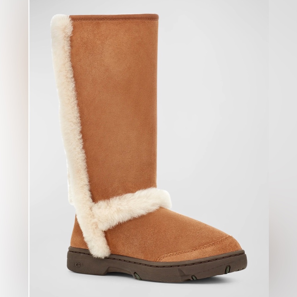 UGG Sunburst Tall Classic Boots- Chestnut - Picture 5 of 6